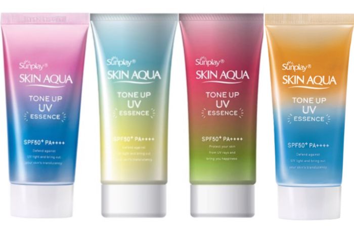 Kem chống Nắng cho da dầu mụn giá học sinh Sunplay Skin Aqua