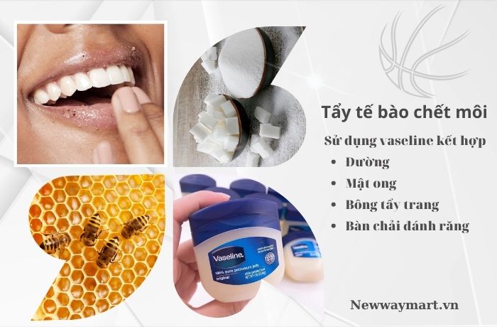 Gợi ý cách tẩy tế bào chết môi cùng các nguyên liệu đường, mật ong, bàn chải đánh răng...