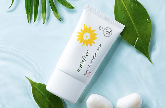 Kem chống nắng Innisfree Daily UV Protection Cream Mild SPF 35 PA+++ cho da khô nhạy cảm