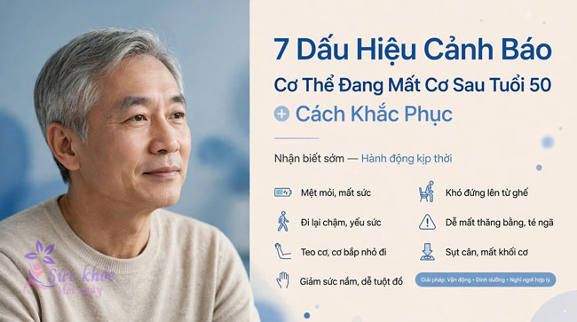 7 Dấu Hiệu Cảnh Báo Cơ Thể Đang Mất Cơ Sau Tuổi 50 & Cách Khắc Phục