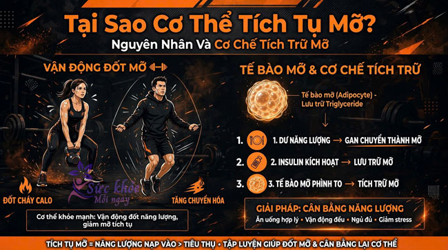 Tại Sao Cơ Thể Tích Tụ Mỡ? Nguyên Nhân Và Cơ Chế Tích Trữ Mỡ